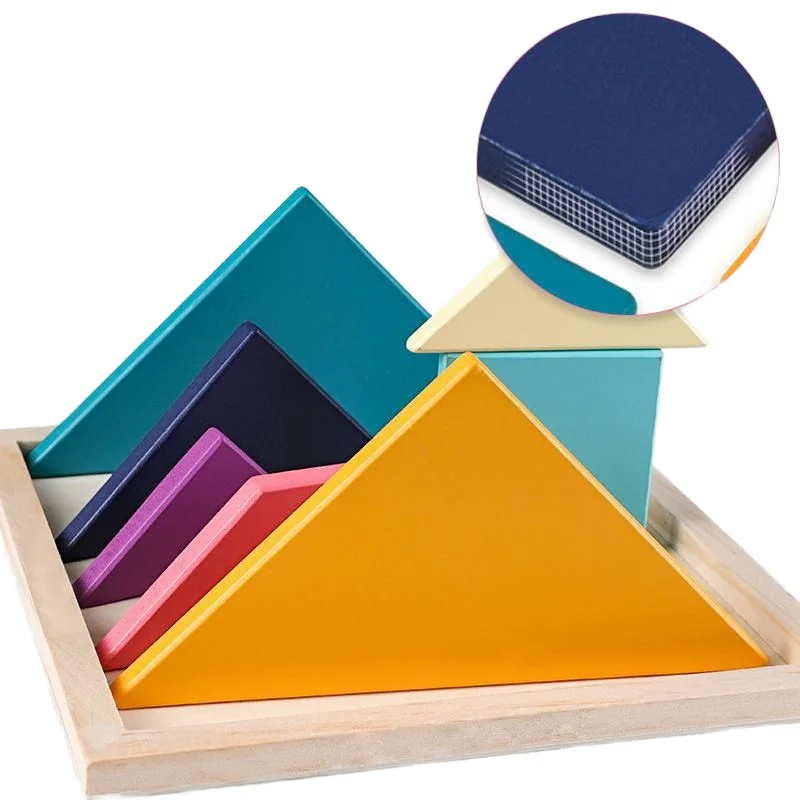 Zestaw tangramów Montessori ColorWood