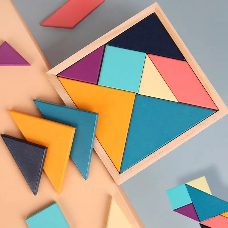 Zestaw tangramów Montessori ColorWood