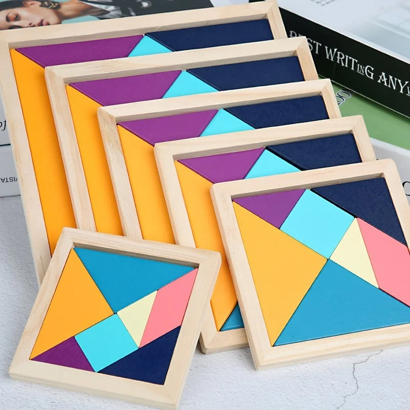 Zestaw tangramów Montessori ColorWood