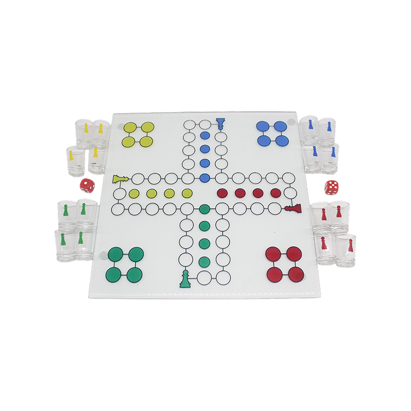 Zestaw do gry w alkoholizm Crystal Ludo