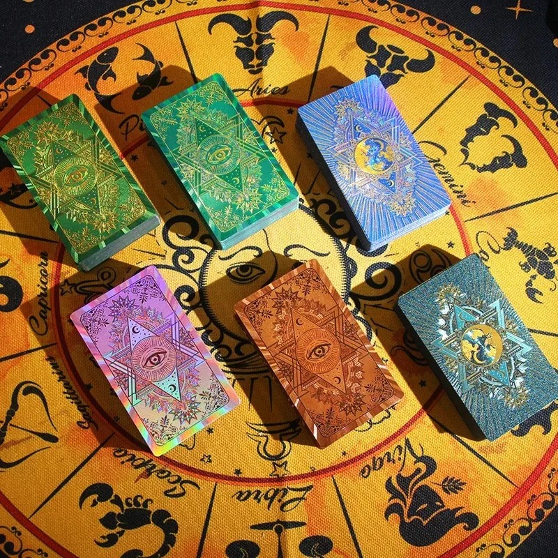 Edycja kolekcjonerska z motywem zodiaku — zestaw tarota i kryształów Mystic's Treasure