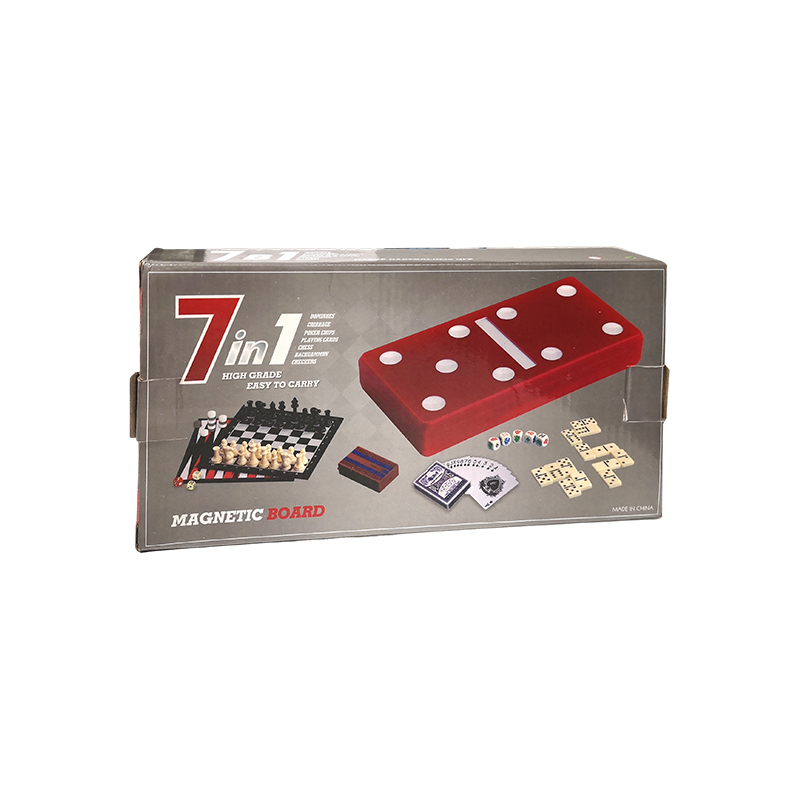 Red Polka-Dot Edition – klasyczny zestaw domino i cribbage