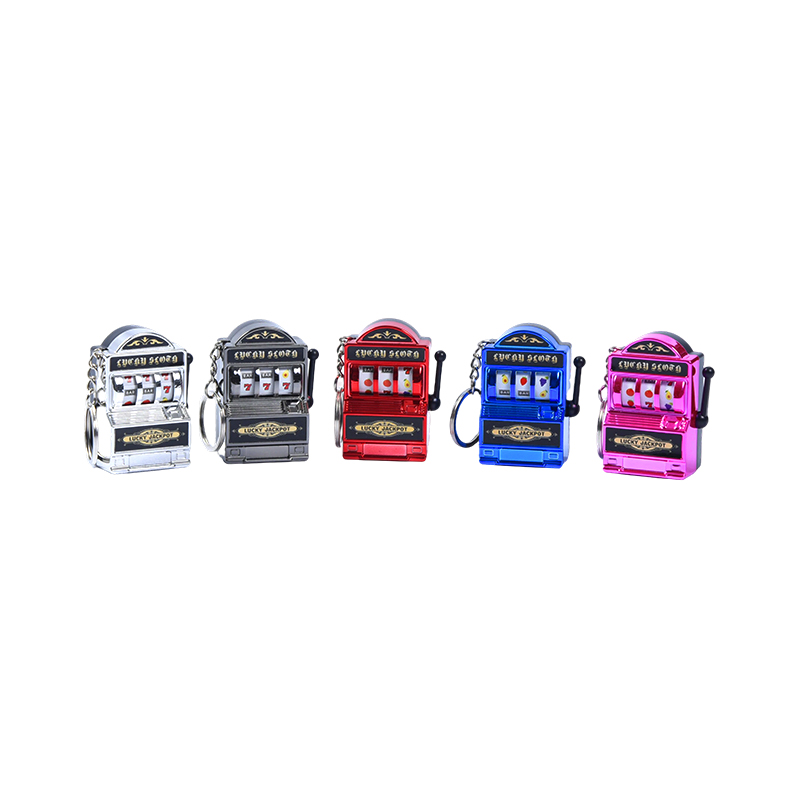 Miniaturowe metalowe breloki do kluczy do gier – zestaw pięciu żywych kolorów
