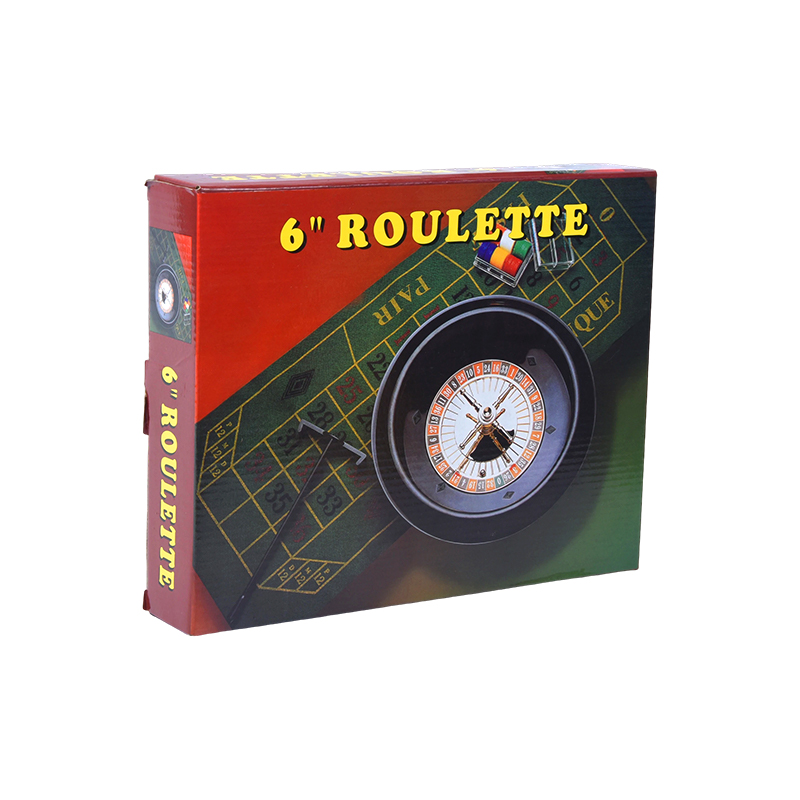 Zestawy do gry w ruletkę – dostępne opcje 6”, 10” i 12”.