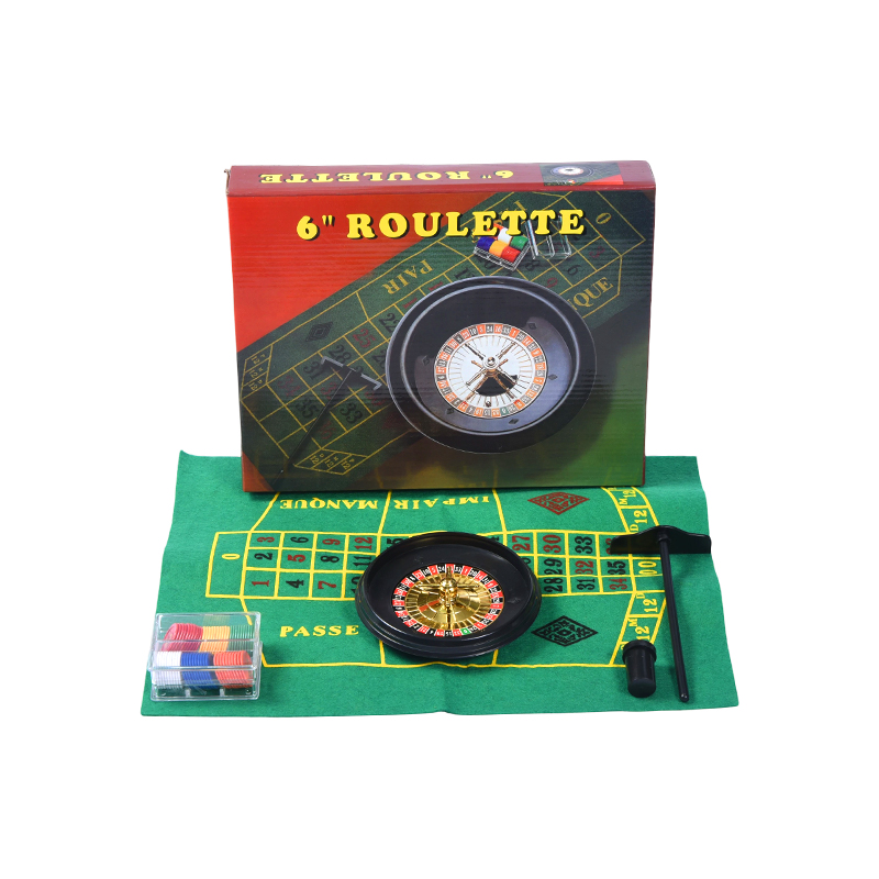 Zestawy do gry w ruletkę – dostępne opcje 6”, 10” i 12”.