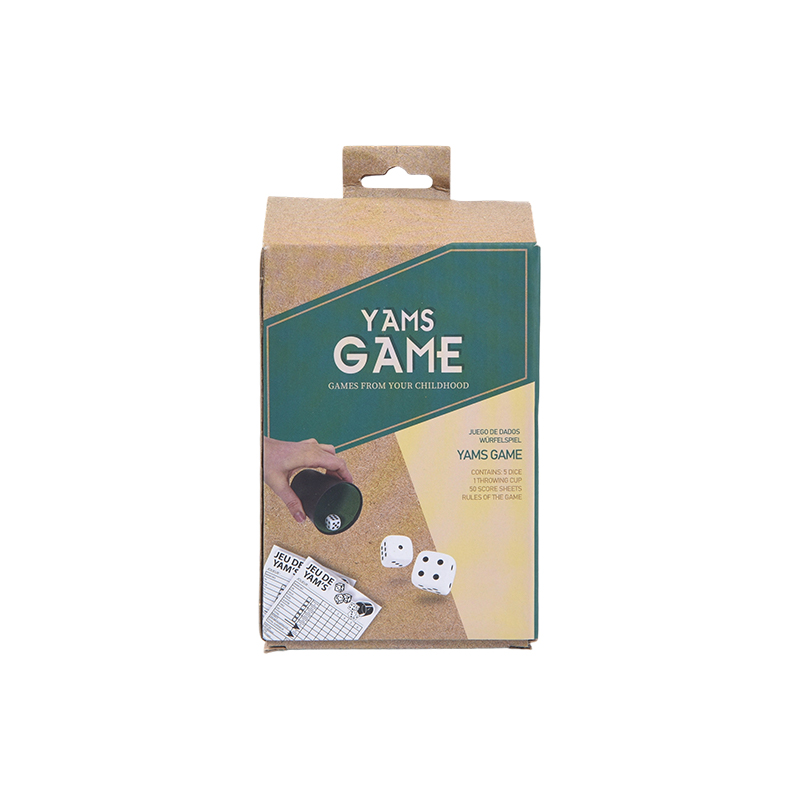 Wersja Portable Throw Cup — zestaw do gry w kości Vintage YAMS