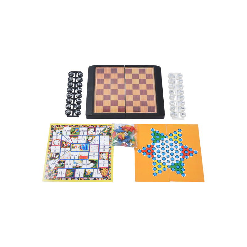 Przenośne etui Zestaw magnetycznych gier planszowych 6 w 1