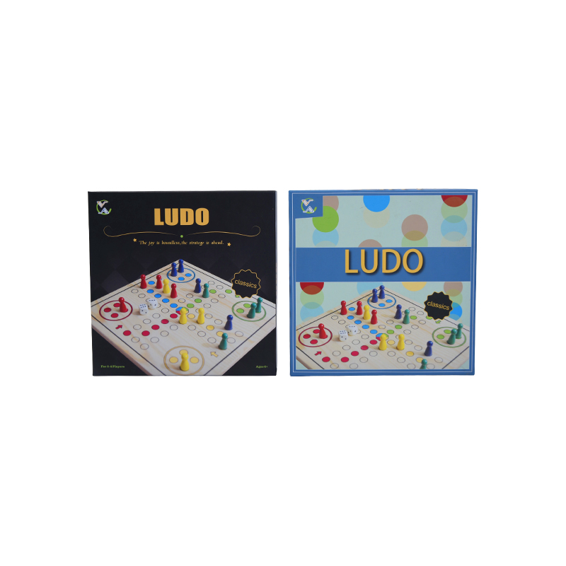 Wydanie Family Entertainment Klasyczna drewniana gra planszowa LUDO