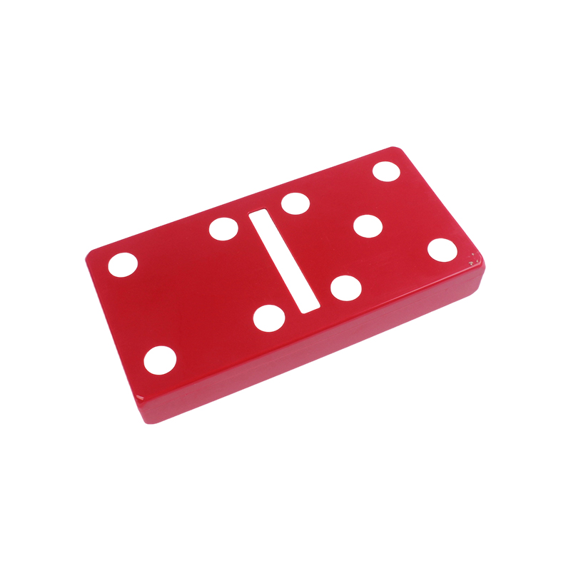 Red Polka-Dot Edition – klasyczny zestaw domino i cribbage